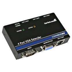 STARTECH.COM Startech.com Converge A/V 4 Port VGA over Cat5 UTP Extender - 1 x 1 - VGA - 499.87ft