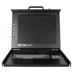 STARTECH.COM Startech.com DuraView 17 Folding LCD Rack Console - 1 Computer(s) - 17 Active Matrix TFT LCD - 1U Height