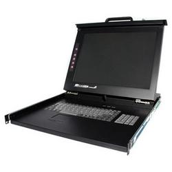 STARTECH.COM Startech.com DuraView 19 Folding LCD Rack Console - 1 Computer(s) - 19 Active Matrix TFT LCD - 1U Height