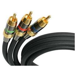 STARTECH.COM Startech.com Premium Component RCA Video Cable - 3 x RCA - 3 x RCA - 12ft - Black