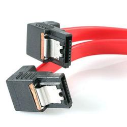 STARTECH.COM Startech.com SATA Latching Cable - 1 x SATA - 1 x SATA - 1.5ft - Red (LSATA18RA2)