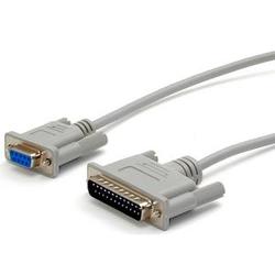 STARTECH.COM Startech.com Serial/Null Modem Cable - 1 x DB-9 - 1 x DB-25 - 10ft