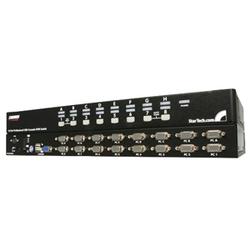 STARTECH.COM Startech.com StarView 16 Port USB Console KVM switch with OSD - 16 x 1 - 16 x HD-15 Video - 1U - Rack-mountable