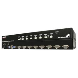 STARTECH.COM Startech.com StarView 8 Port USB Console KVM switch with OSD - 8 x 1 - 8 x HD-15 Video - 1U - Rack-mountable