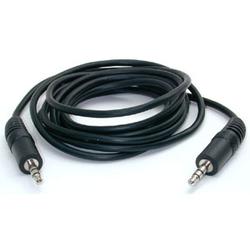 STARTECH.COM Startech.com Stereo Patch Cable - 1 x Mini-phone - 1 x Mini-phone - 6ft - Black