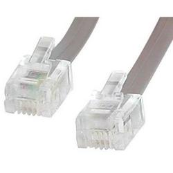 STARTECH.COM Startech.com Telephone/Modem Cable - 1 x RJ-11 - 1 x RJ-11 - 25ft - Gray