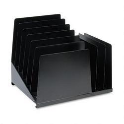 Mmf Industries Steel Combination Vertical/Slanted File, 15-1/4w x 11d x 12-3/4h, Black (MMF2648S2VBK)