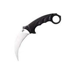 Cold Steel Steel Tiger, Kraton Handle, Plain, Secureex Sheath