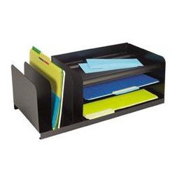 Mmf Industries SteelMaster® Legal Size Combination Organizer, 25-7/8w x 11d x 8-1/8h, Black (MMF264202004)