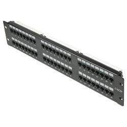 Steren 48 Port Cat 5e Network Patch Panel - 48 x RJ-45