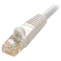 Steren Flush-Mold Cat. 5E UTP Patch Cord - 1 x RJ-45 - 1 x RJ-45 - 14ft - White