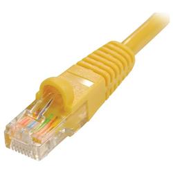 Steren Flush-Mold Cat. 5E UTP Patch Cord - 1 x RJ-45 - 1 x RJ-45 - 3ft - Yellow