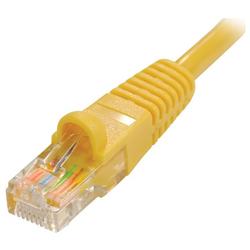 Steren Flush-Mold Cat. 5E UTP Patch Cord - 1 x RJ-45 - 1 x RJ-45 - 7ft - Yellow