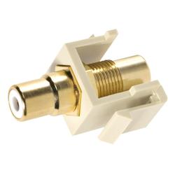 Steren RCA Keystone Modular Gold Insert - A/V Connector - RCA (310-463IV)