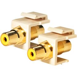 Steren RCA Keystone Modular Gold Insert - A/V Connector - RCA (310-464IV)