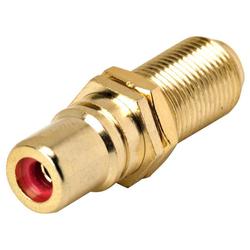 Steren Single RCA Female/F Female Adapter - RCA Female to F-connector Female (251-507)