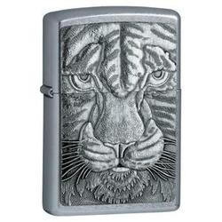 Zippo Street Chrome, Tiger Emblem