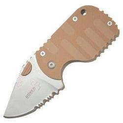 Boker Subcom, Desert Tan G-10 Handle, Comboedge