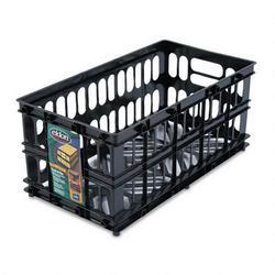 RubberMaid Super Crate-A-File™, 14w x 25-3/4d x 11-1/4h, Black (RUB44706)