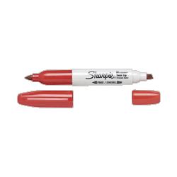 Sanford Super Sharpie Twin Tip, Fine/Chisel Point, Black/Red/Blue (SAN36404)