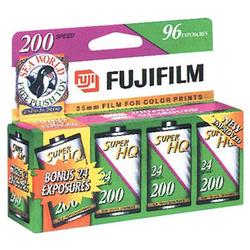 FUJI PHOTO FILM USA, INC. Superia 35mm Color Film, 200 ASA, 24 Exposures/Roll, 4 Rolls per Pack (FUJ01014240)