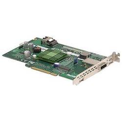 SUPERMICRO COMPUTER Supermicro 8 Port SAS RAID Controller - 16MB SDRAM - PCI Express - Up to 300MBps per Port - 1 x SAS x4 SAS 300 - Serial Attached SCSI External, 1 x SAS x4 (AOC-USAS-L4I)