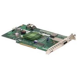 SUPERMICRO COMPUTER Supermicro 8 Port SAS RAID Controller - 16MB SDRAM - PCI Express - Up to 300MBps per Port - 1 x SAS x4 SAS 300 - Serial Attached SCSI External, 1 x SAS x4 (AOC-USAS-L4IR)