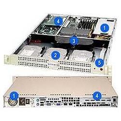 SUPERMICRO COMPUTER Supermicro SC812L Rackmount Enclosure - Rack-mountable - Beige