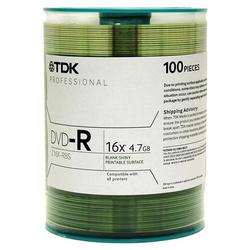 TDK 16x DVD-R Media - 4.7GB - 100 Pack