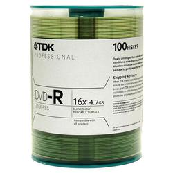 TDK 16x DVD-R Media - 4.7GB - 100 Pack