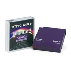 TDK ELECTRONICS CORPORATION TDK LTO Ultrium 2 Tape Cartridge - LTO Ultrium LTO-2 - 200GB (Native)/400GB (Compressed) (27813)
