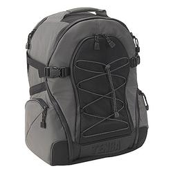 Tenba TENBA Shootout Medium Backpack - Front Loading - Hand Carry, Waist Strap - Ripstop Nylon - Silver, Black