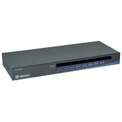 TRENDNET TRENDnet 16-Port Rack Mount USB KVM Switch - 16 x 1 - 16 x HD-15 Keyboard/Mouse/Video - 1U - Rack-mountable
