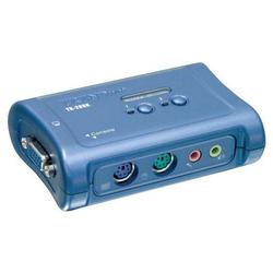 TRENDNET TRENDnet 2-Port PS/2 Audio KVM Switch - 2 x 1 - 2 x HD-15 Video, 2 x mini-DIN (PS/2) Keyboard, 2 x mini-DIN (PS/2) Mouse
