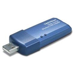 TRENDWARE INTERNATIONAL TRENDnet TEW-424UB - 54Mbps 802.11g Wireless USB 2.0 Adapter