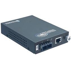 TRENDNET TRENDnet TFC-1000 Twisted Pair to Fiber Media Converter - 1 x RJ-45 , 1 x SC Duplex - 1000Base-T, 1000Base-LX
