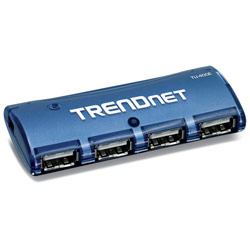 TRENDWARE INTERNATIONAL TRENDnet TU-400E - 4-Port Compact USB Hub