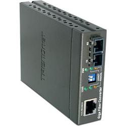 TRENDNET TRENDnet Twisted Pair to Fiber Media Converter - 1 x RJ-45 , 1 x SC Duplex - 1000Base-T