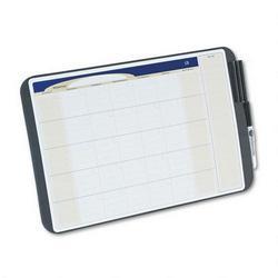 Quartet Manufacturing. Co. Tack & Write™ Monthly Calendar Board with Black Tackable Area, 17 x 11 (QRTCT1711)