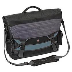 Targus 15.4 Shield Messenger Case - Polyester - Black, Blue