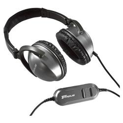 Targus AWM02US Active Noise Cancellation Headphone - - Black, Silver