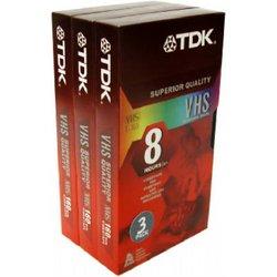 TDK ELECTRONICS Tdk Electronics #T-160RVS3 3PK 8HR Video Tape