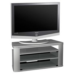 Techcraft Sculpture Series LCAV40 TV Stand with Swivel Top - Glass