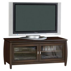 Techcraft Veneto Series SWP48 TV Stand - Wood, Glass - Brown