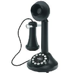 Crosley The Candlestick Phone - Black - - CR64-BK