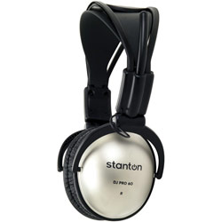 Stanton The Group DJ Pro 60 Lightweight Stereo Headphone - - Silver