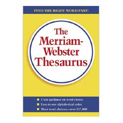 Merriam-Webster Hardback Thesaurus, 5-3/4 x8-1/2 , Paperback (MER637)