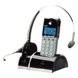 RCA Thomson 25110RE3 2.4 GHz Cordless Telephone - 1 x Phone Line(s) - Sub-mini phone Headset - Black, Silver