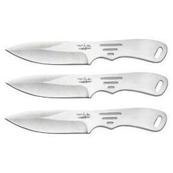 United Thrower Triple Set, 3.81 In. Blade, Plain, Nylon Sheath