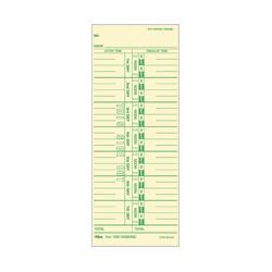 Tops Business Forms Time Cards, Numbered Days, 100/Pack, 3-1/2 x9 (TOP12563)